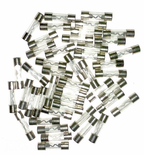 Zekeringen Glas 10ampere 25mm (100)