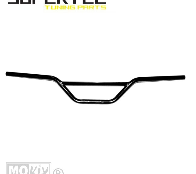 Stuur Motor Cross Zwart Supertec