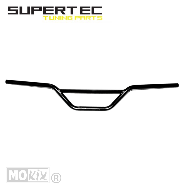 Stuur Motor Cross Zwart Supertec