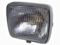 Koplamp UNI Vierkant Groot Chroom Guia