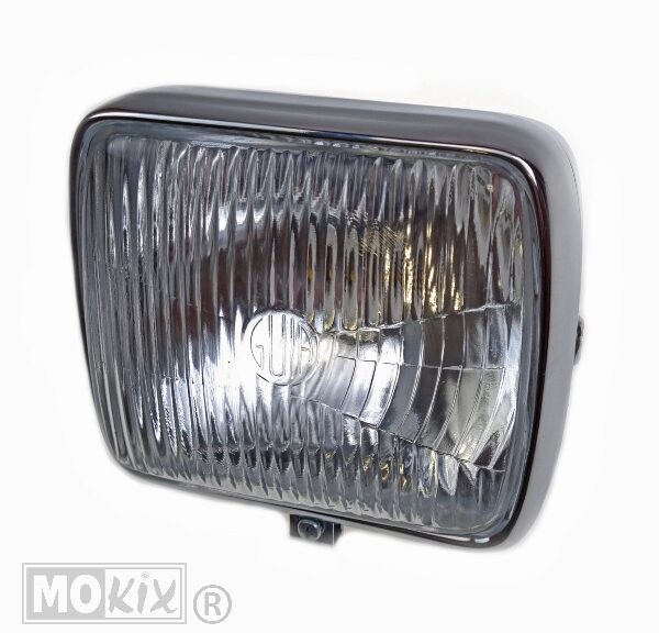 6209 KOPLAMP UNI VIERKANT GROOT CHROOM GUIA