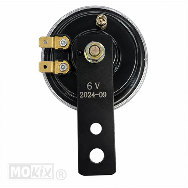 Claxon 6V Klein Model GAT (DC) 70mm CP Elec