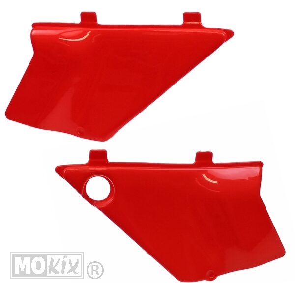 Zijkappen Honda MT STD Model Rood - Supertec