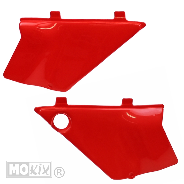 Zijkappen Honda MT STD Model Rood - Supertec