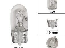 Lamp T10  12V  3W (1) - Bollard