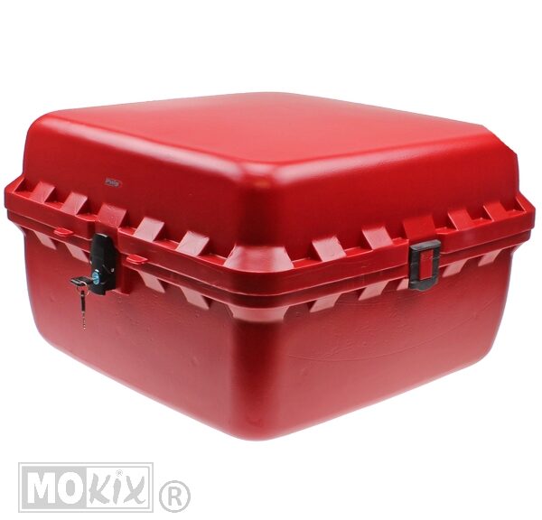 Pizza BOX 50x50x31 OngeãSoleerd Rood