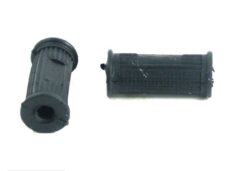 Voetsteun-Rubbers SET Puch Maxi Zwart Supertec