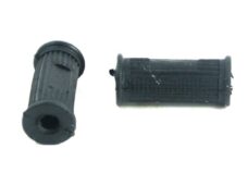 Voetsteun-Rubbers SET Puch Maxi Zwart Supertec