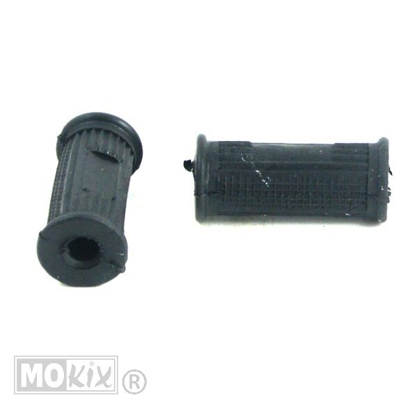 Voetsteun-Rubbers SET Puch Maxi Zwart Supertec