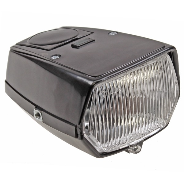 Koplamp Puch Maxi Vierkant Zwart Elec