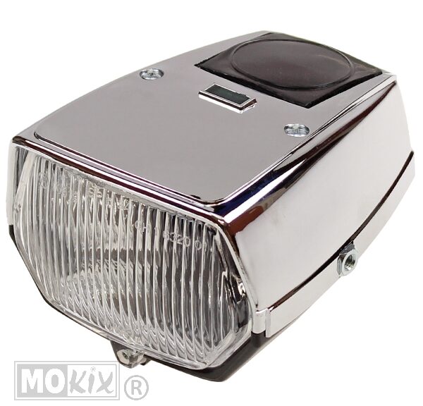 Koplamp Puch Maxi Vierkant Chroom Elec