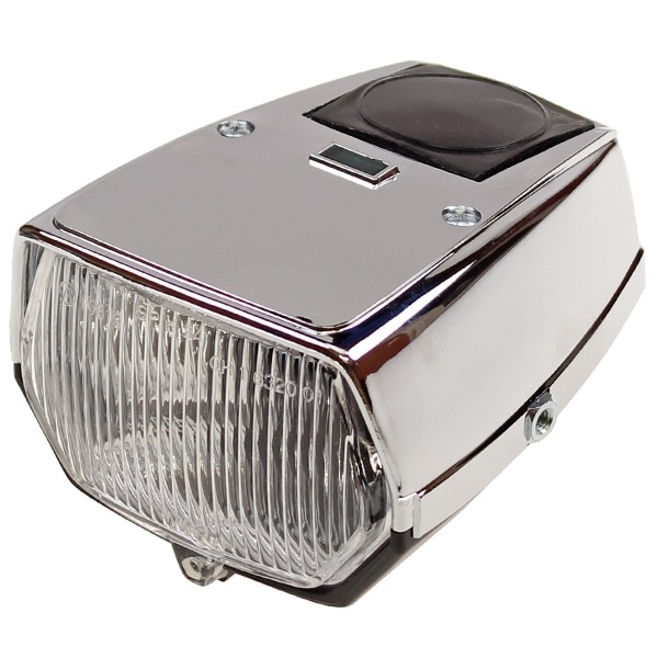 Koplamp Puch Maxi Vierkant Chroom Elec