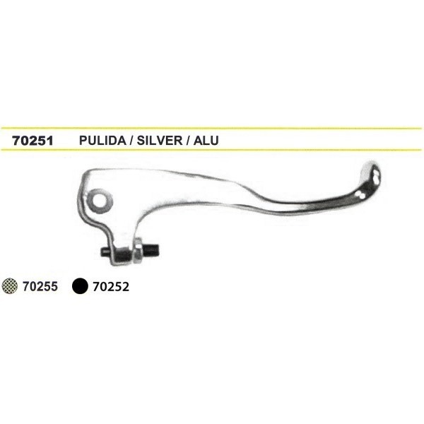 Hevel Rechts Derbi DRD03 RS2 Aluminium - V-Parts