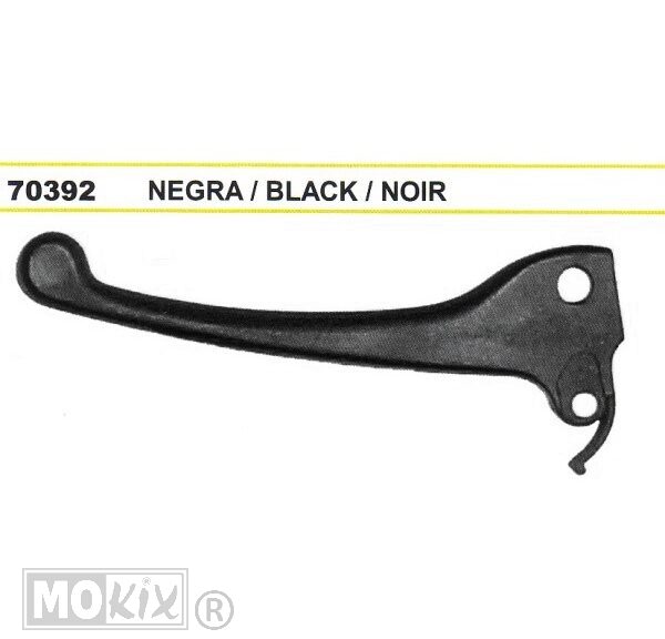 Hevel Links Piaggio ZIP/Free/Velofax PVC Zwart - V-Parts