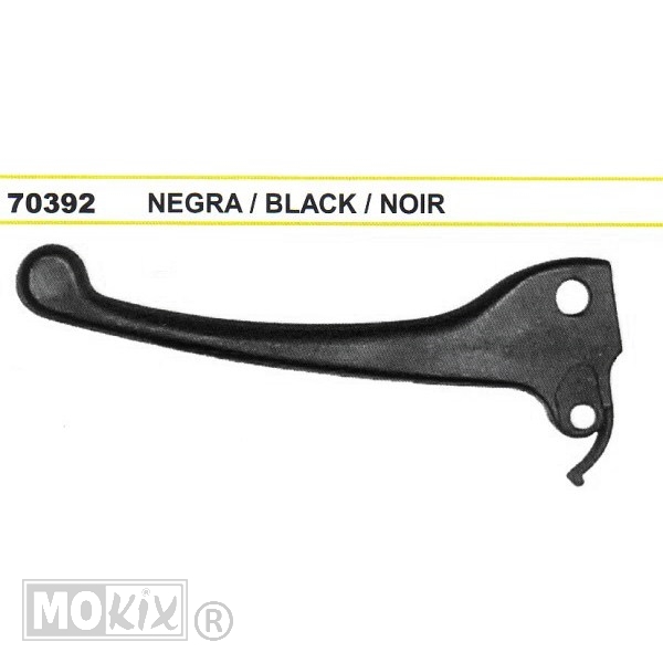 Hevel Links Piaggio ZIP/Free/Velofax PVC Zwart - V-Parts