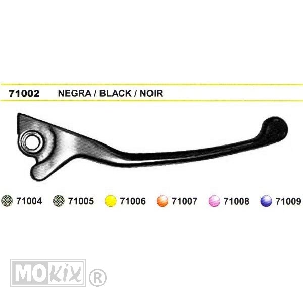 Hevel L/R Piaggio Scooter NT Blauw - MKX