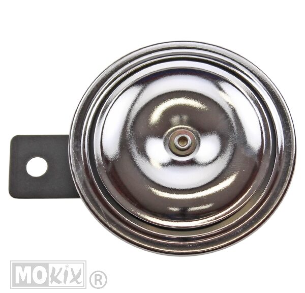 Claxon 12V Motor Groot (DC) 90mm Chroom