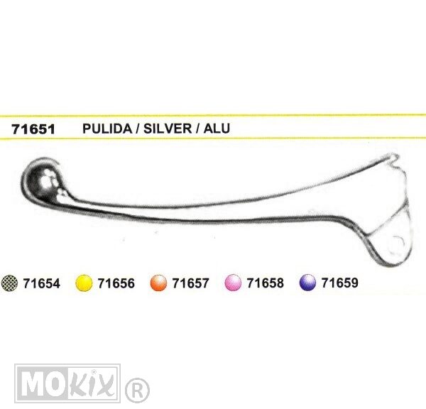 Hevel Links Kymco DJ/Honda Vision Rood