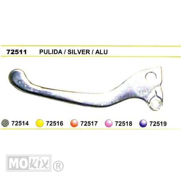 Hevel Links Yamaha BW'S N-G Aluminium - MKX