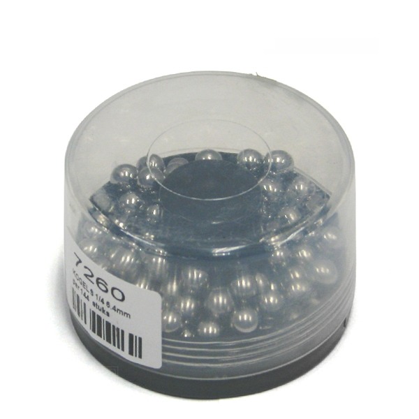Kogels 1/4 6.4mm Per 144 Stuks - Supertec