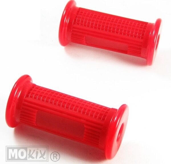 Voetsteun-Rubbers SET PEN Rood