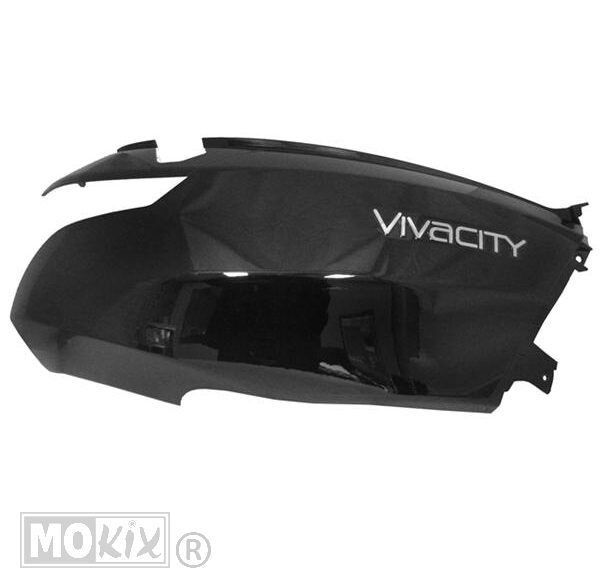 Peugeot Viva City 3 Zijkap Rechts Zwart (Gelakt)