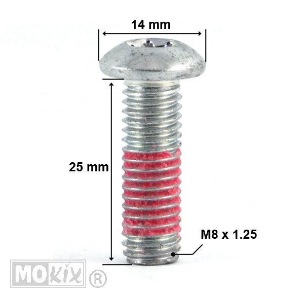 Remschijfbout M8x25 (1.25) PEU Viva City 3 ORG - Peugeot