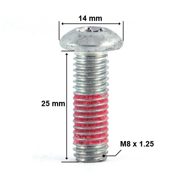Remschijfbout M8x25 (1.25) PEU Viva City 3 ORG - Peugeot