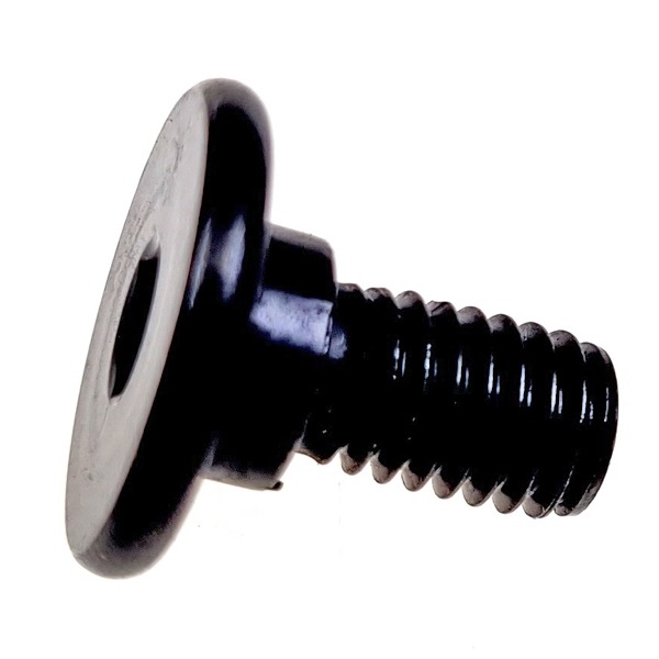 Borstschroef M6x14 (8x3) Zwart (1) - Bollard