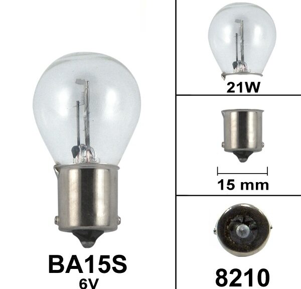 Lamp BA15S 6V 21W (1)