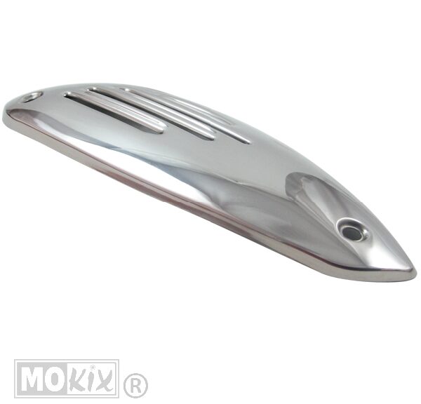 Uitlaatschild Piaggio LX Chroom ORG