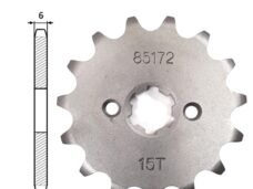 Voortandwiel Derbi Senda-SM 15tands - IGM