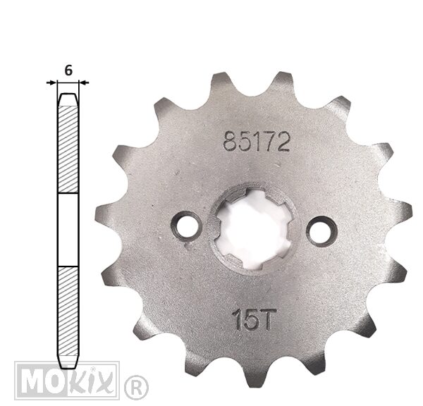 Derbi Senda-SM Ritzel vorne, 15 Zähne - IGM