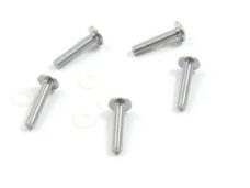 Schroefset M5x25 Hexagon + Nylon Chroom (5)
