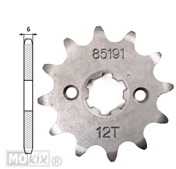 Derbi Senda-SM Ritzel vorne, 12 Zähne - IGM