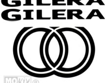 Gilera Stickerset 4delig Carbon