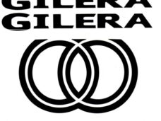 Gilera Stickerset 4delig Carbon
