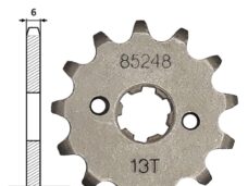 Pinhão dianteiro Derbi Senda-SM de 13 dentes - IGM