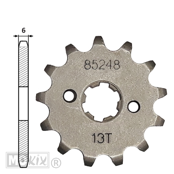Voortandwiel Derbi Senda-SM 13tands - IGM