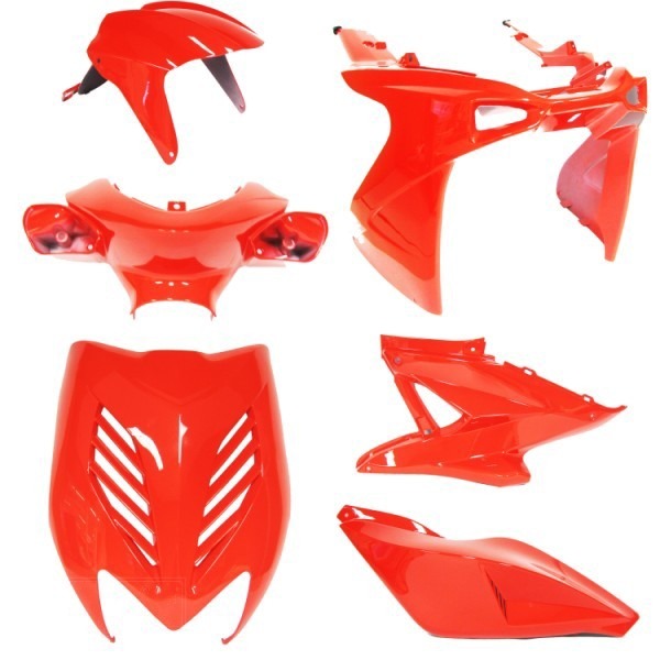 Plaatwerk KIT Yamaha Aerox Tuning Glans Rood - MKX