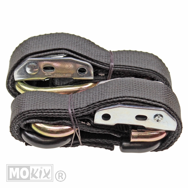 TIE-Downs Bindriemen Zwart 2stuks - Supertec