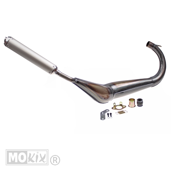 Uitlaat Honda NSR ALU/Zwart Jamarcol