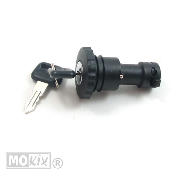 Tankdop Peugeot FOX Zwart + Slot Supertec