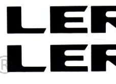 Gilera Stickerset 2delig Zwart