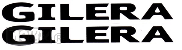 85613 GILERA STICKERSET 2delig ZWART