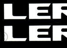 Gilera Stickerset 2delig WIT