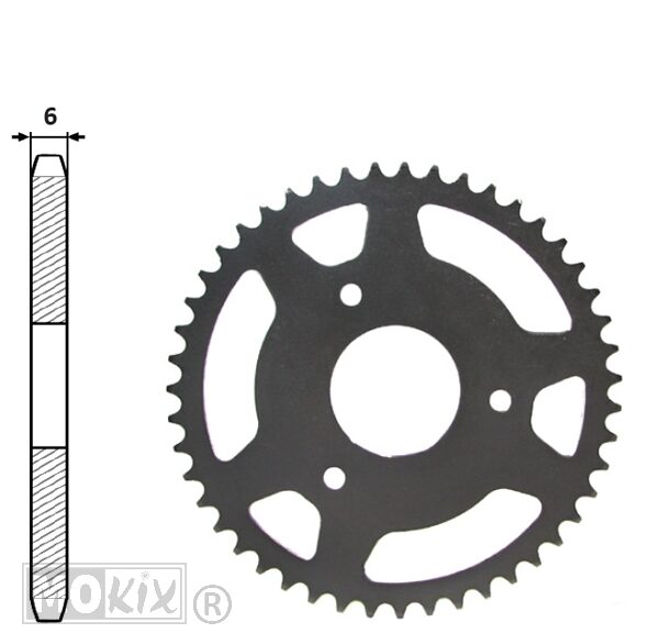 Achtertandwiel Rieju RS2 Matrix 55mm 3gats 46t IGM