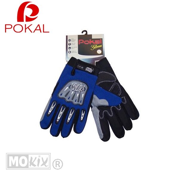 Handschoenen Cross Mokix  L Blauw - MKX