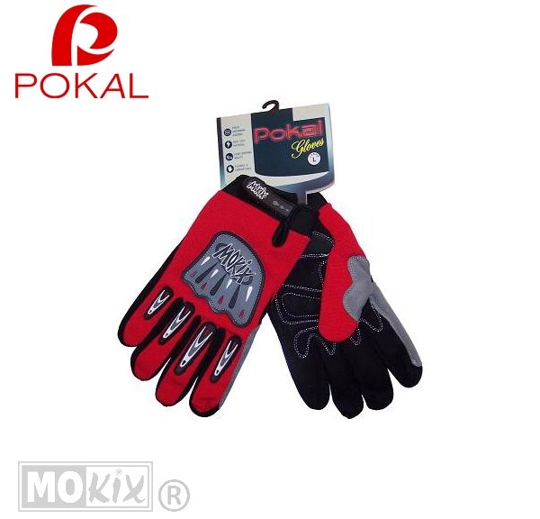 Handschoenen Cross Mokix  L Rood - MKX