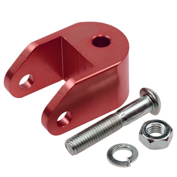 Schokbrekerverhoger Piaggio 10-40mm Rood